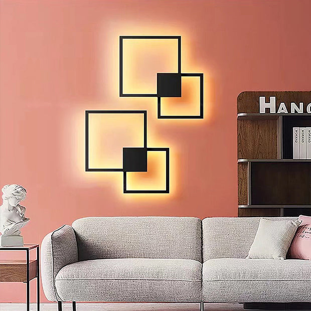 Modern and simple LED wall light