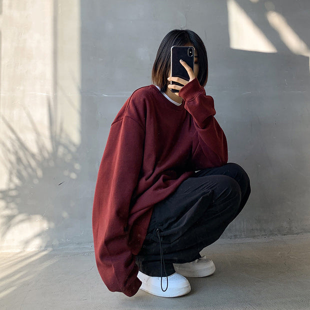 Seasonal Solid Style Sweater