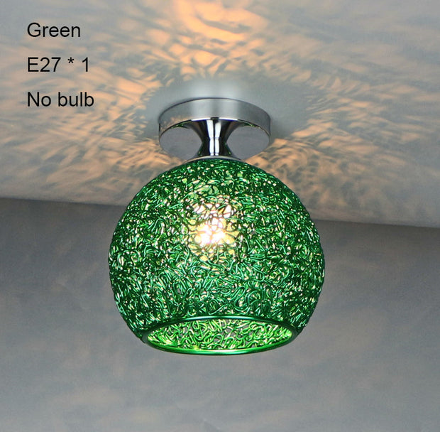 Modern and simple color LED ceiling light