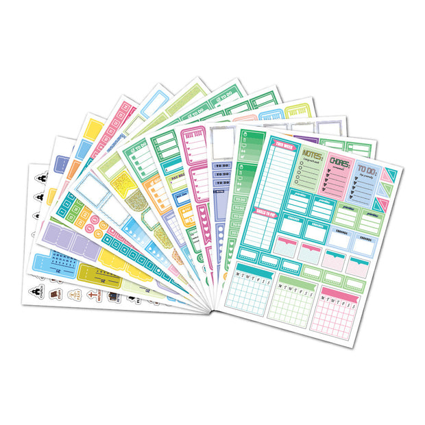 Planner Stickers Set Seasonal Monthly  Pack 12Sheets