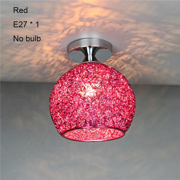 Modern and simple color LED ceiling light
