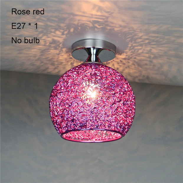 Modern and simple color LED ceiling light