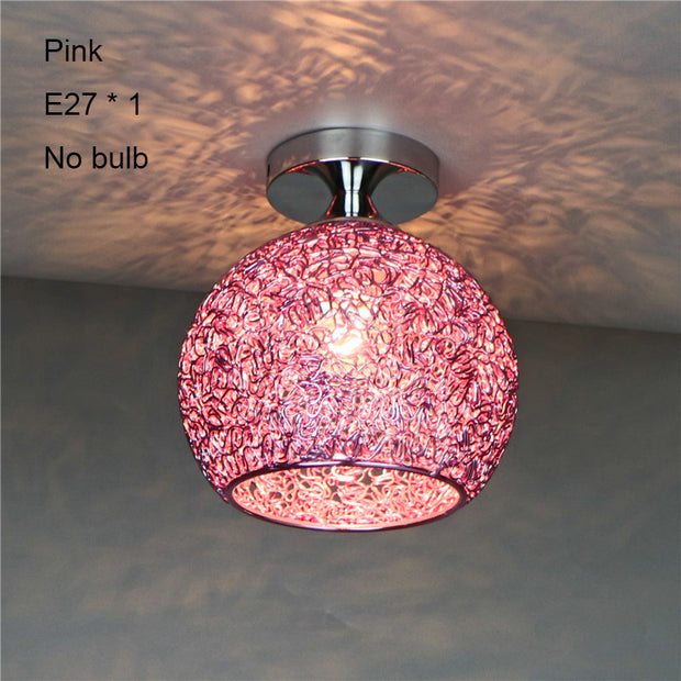 Modern and simple color LED ceiling light