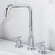 Black Split Faucet Basin Bathroom Cabinet