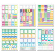 Planner Stickers Set Seasonal Monthly  Pack 12Sheets