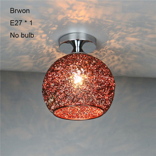 Modern and simple color LED ceiling light