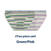 Two-piece Set Large Size Low Waist Cozy Series Classic Color Briefs