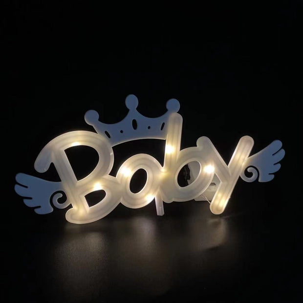 Creative And Simple LED Copper Wire Letter Light String